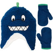 Wholesale - TODDLER BLUE SCANDI AND MITTEN SET C/P 96, UPC: 794434431522